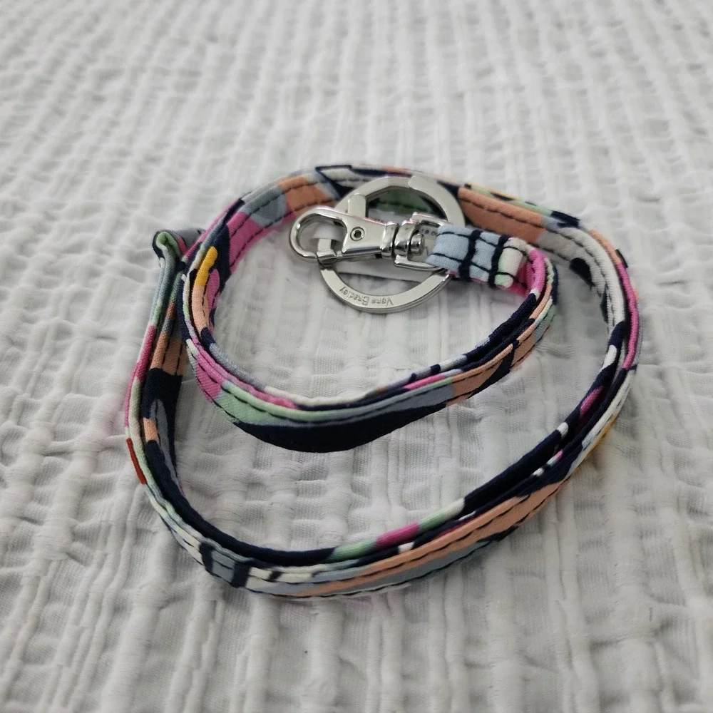 Vera Bradley Lanyard Mod Paisley Cotton Neck Strap Key ID Holder 24166-V79 NEW